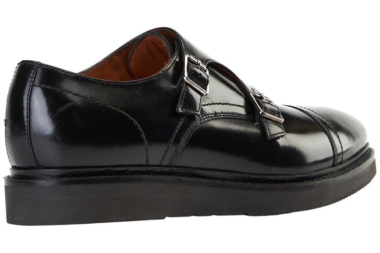 Base London Knight Hi Shine Black Mens Shoes