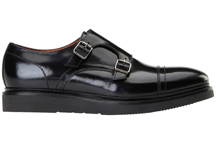 Base London Knight Hi Shine Black Mens Shoes