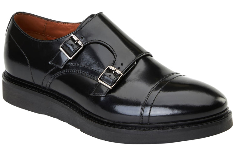 Base London Knight Hi Shine Black Mens Shoes