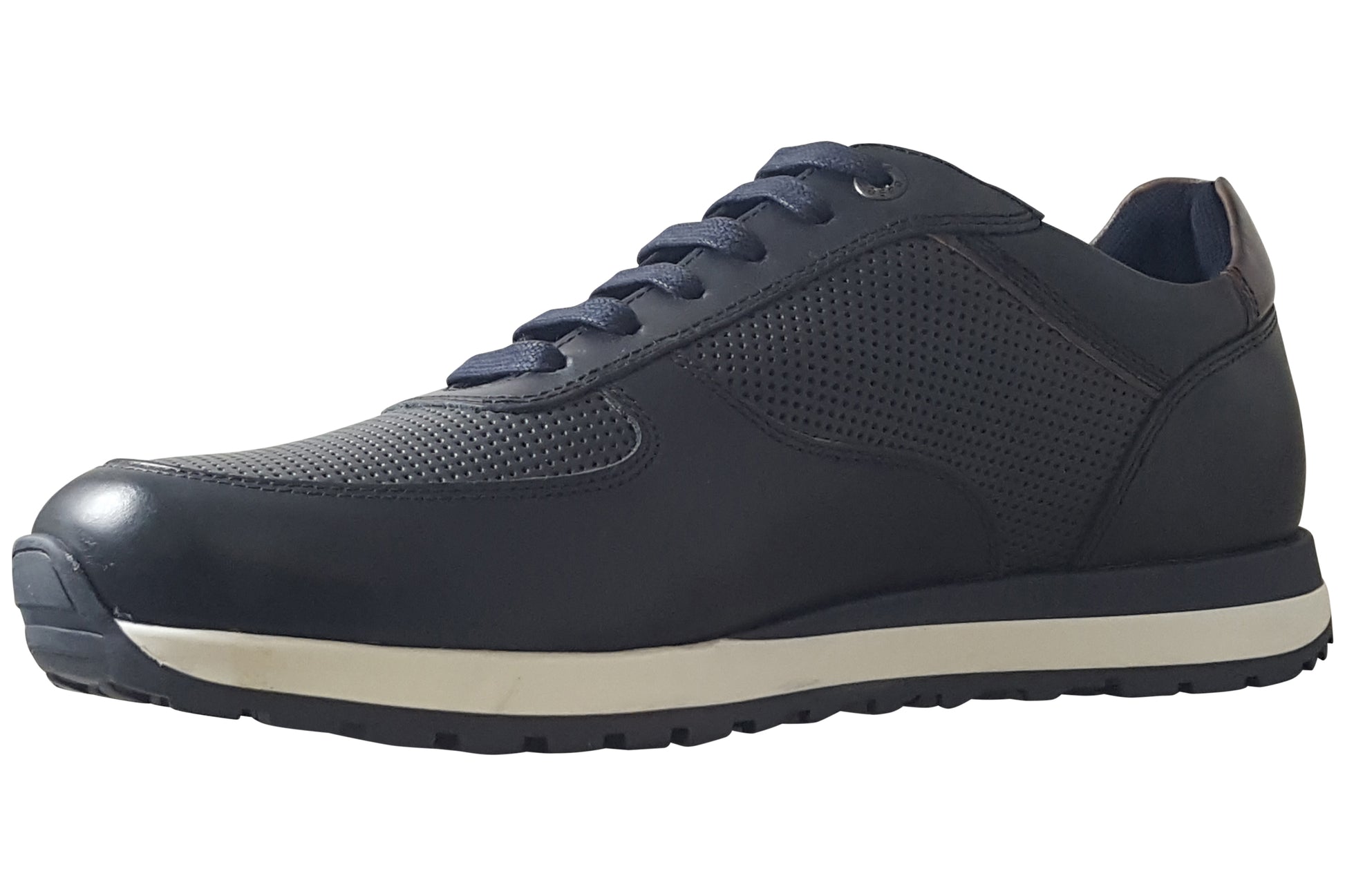 base-london-lancaster-mens-trainers-navy-left
