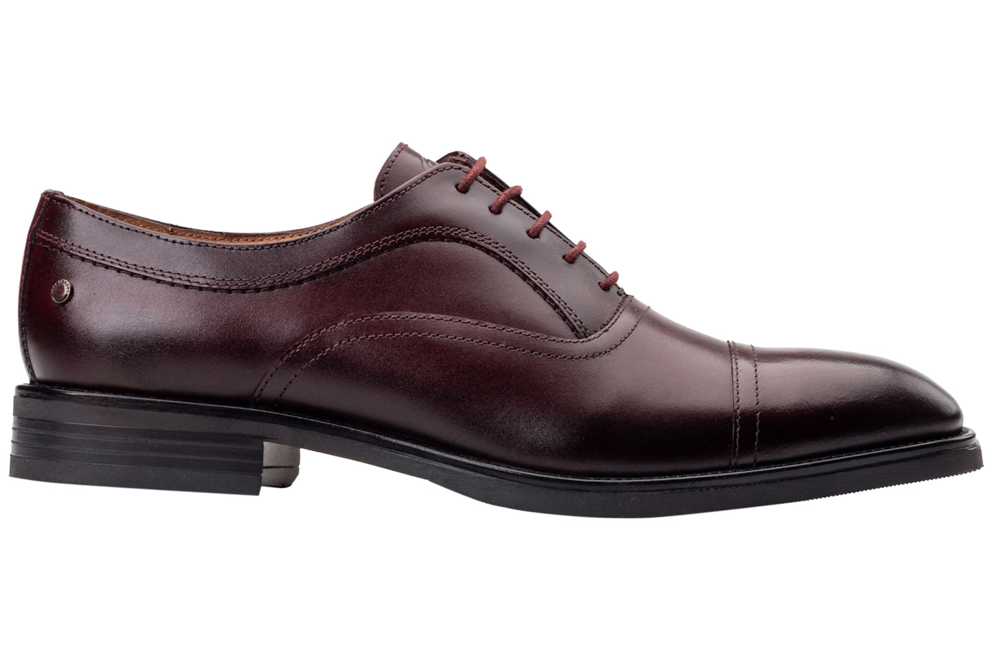 Base London Lapel Waxy Bordo Mens Shoes