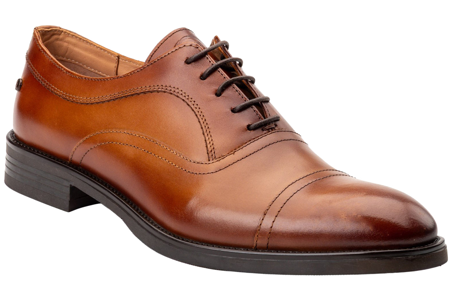 Base London Lapel Waxy Tan Mens Shoes