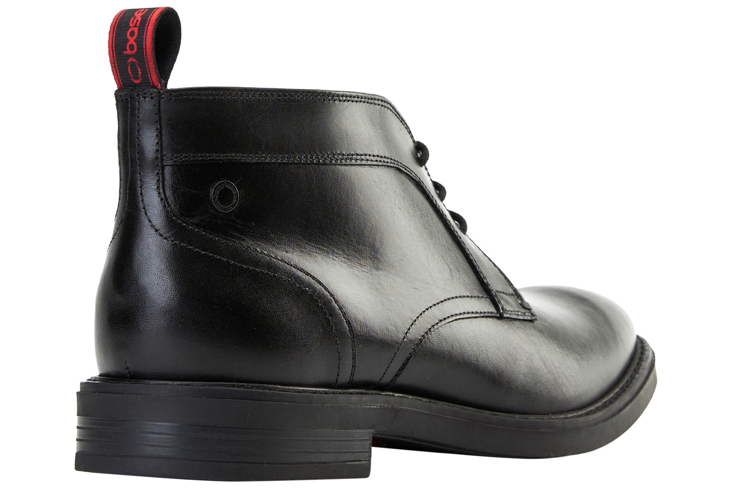 Base London Lincoln Waxy Black Mens Boots