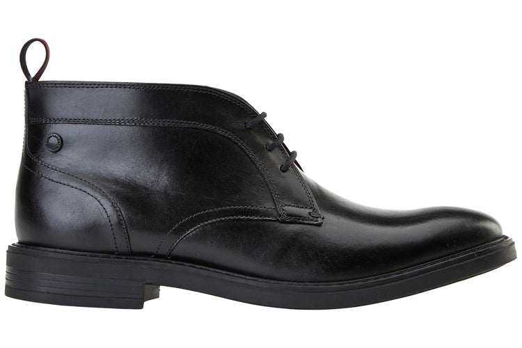 Base London Lincoln Waxy Black Mens