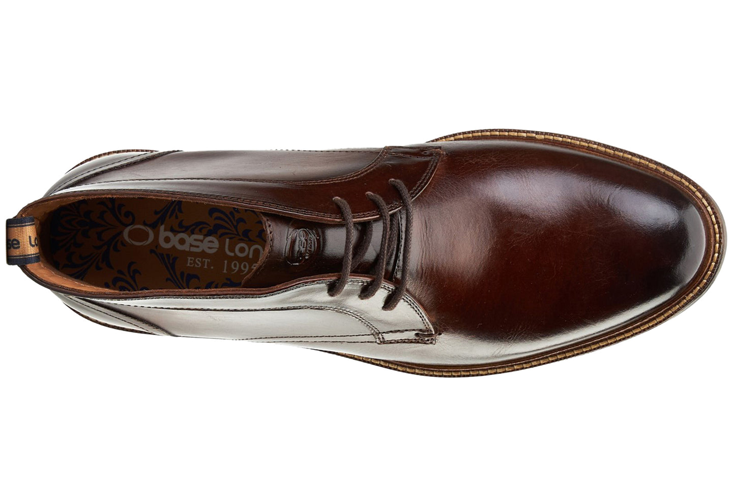 Base London Lincoln Washed Brown Mens Boots