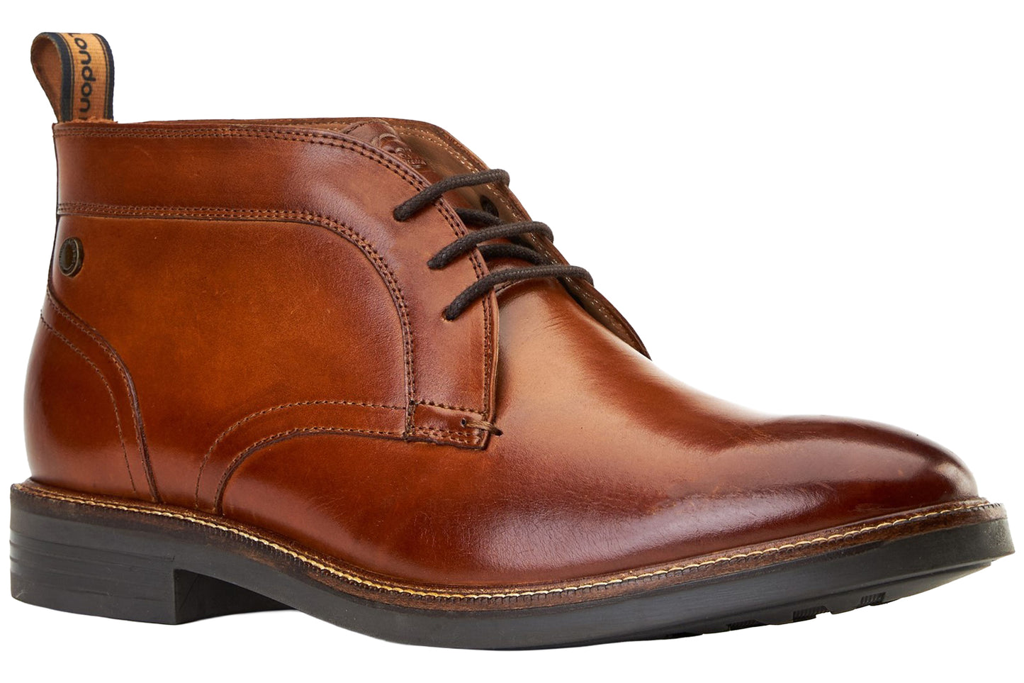 Base London Lincoln Washed Tan Mens Boots