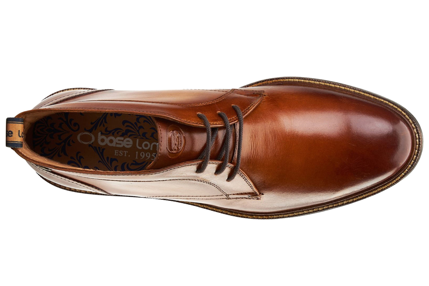 Base London Lincoln Washed Tan Mens Boots