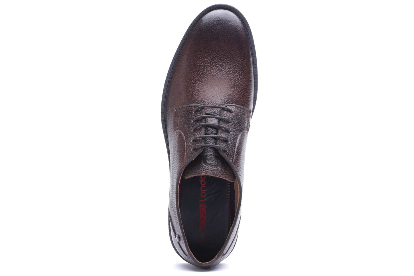 Base London Luca Tumbled Brown Mens Shoes