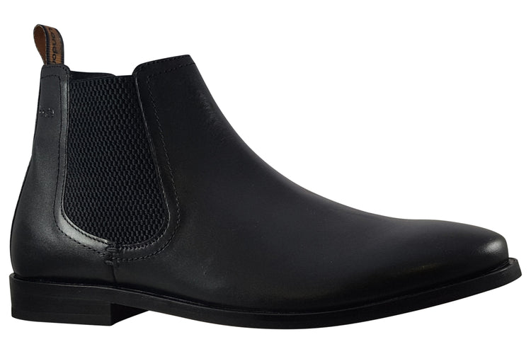 Base London Lynch Waxy Black Mens Boots