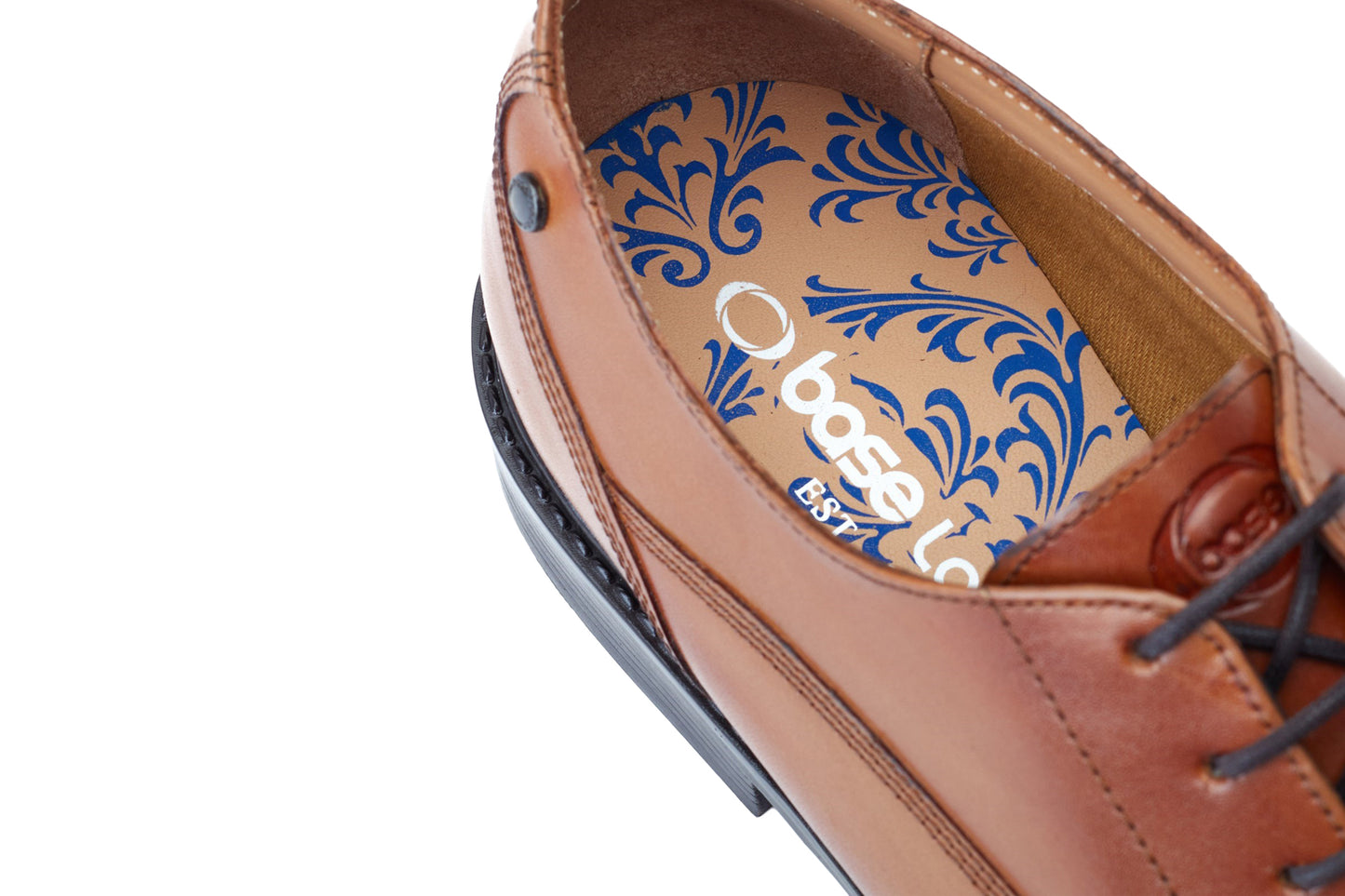 Base London Magnus Waxy Tan Mens Shoes
