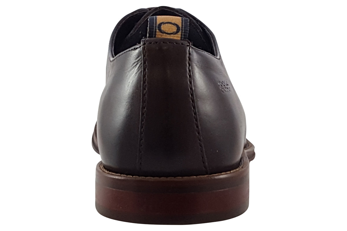 base london marley washed brown mens shoes back