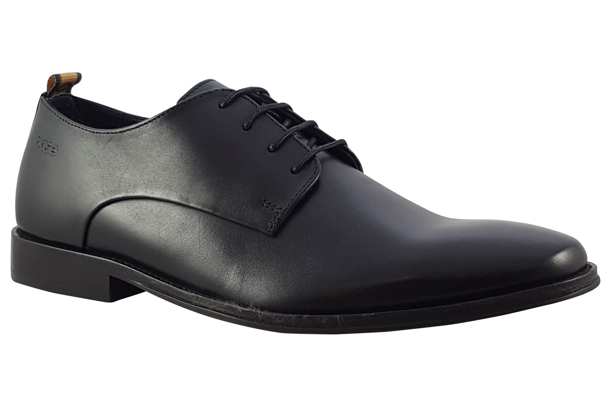 base london marley waxy black mens shoes right