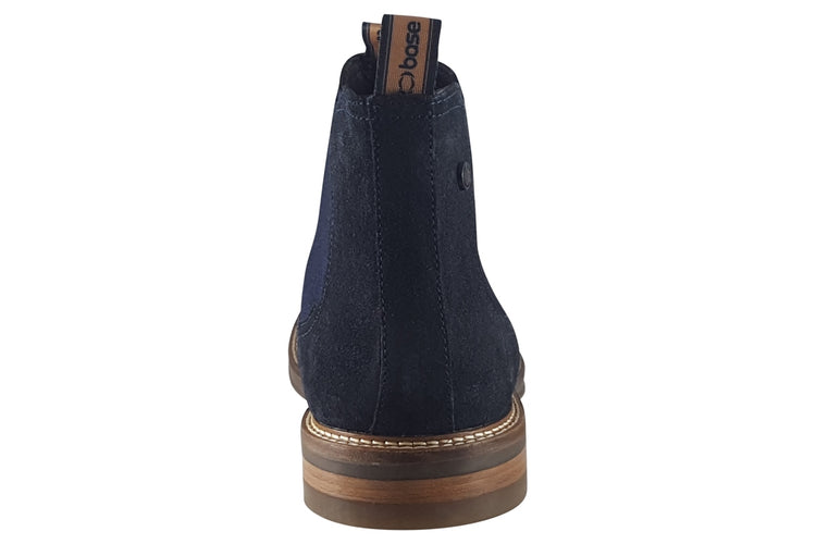 Base London Masada Navy Suede Mens Boots