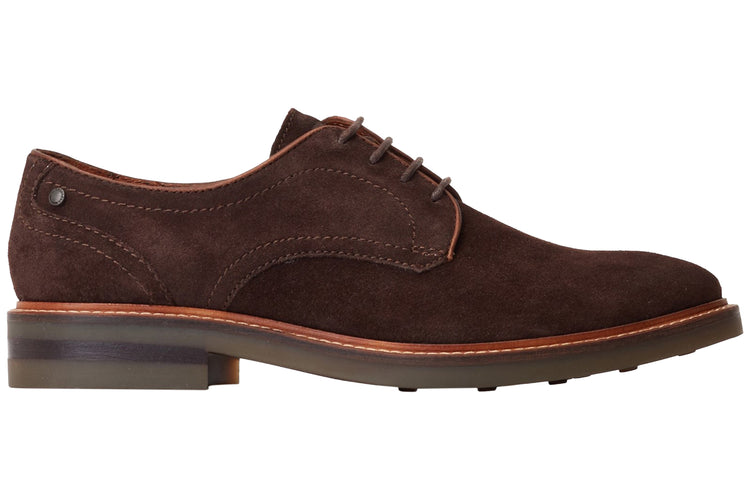 Base London Mawley Suede Brown Mens Shoes