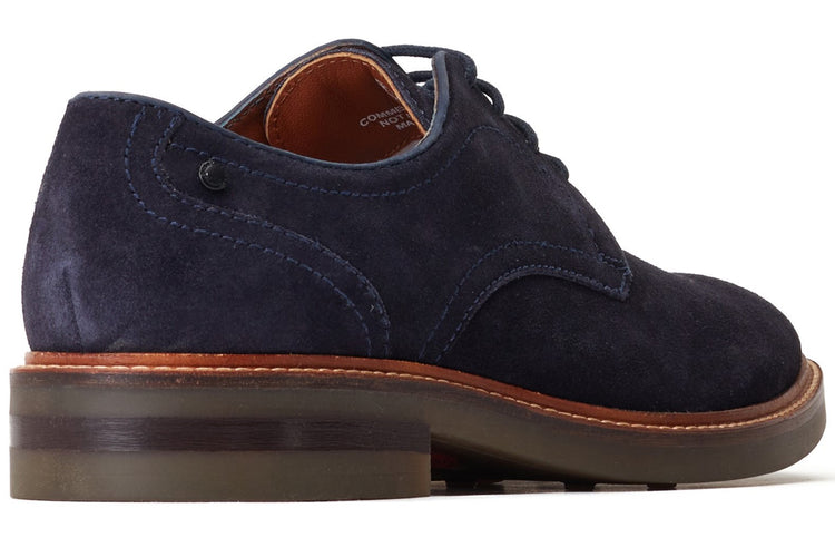 Base London Mawley Suede Navy Mens Shoes