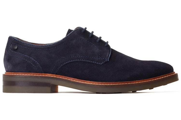 Base London Mawley Suede Navy Mens Shoes