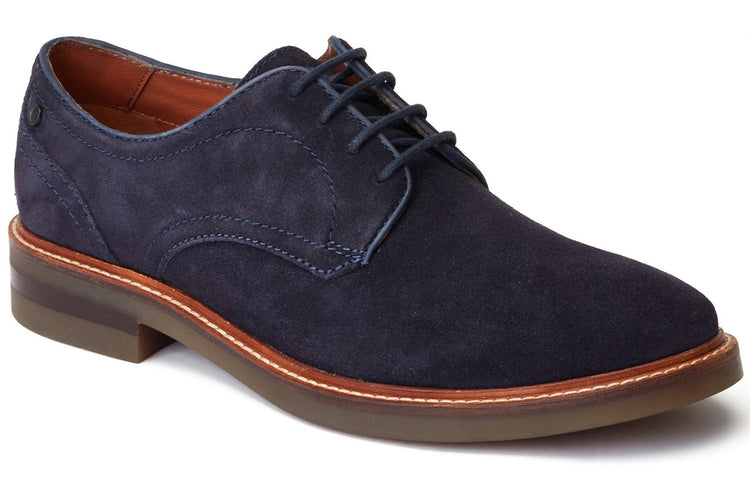 Base London Mawley Suede Navy Mens Shoes