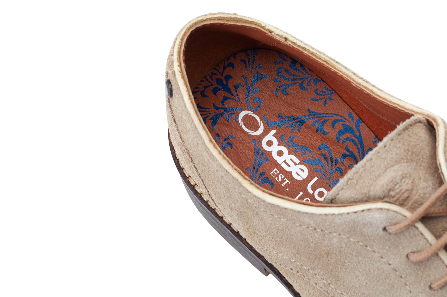 Base London Mawley Suede Sand Mens Shoes