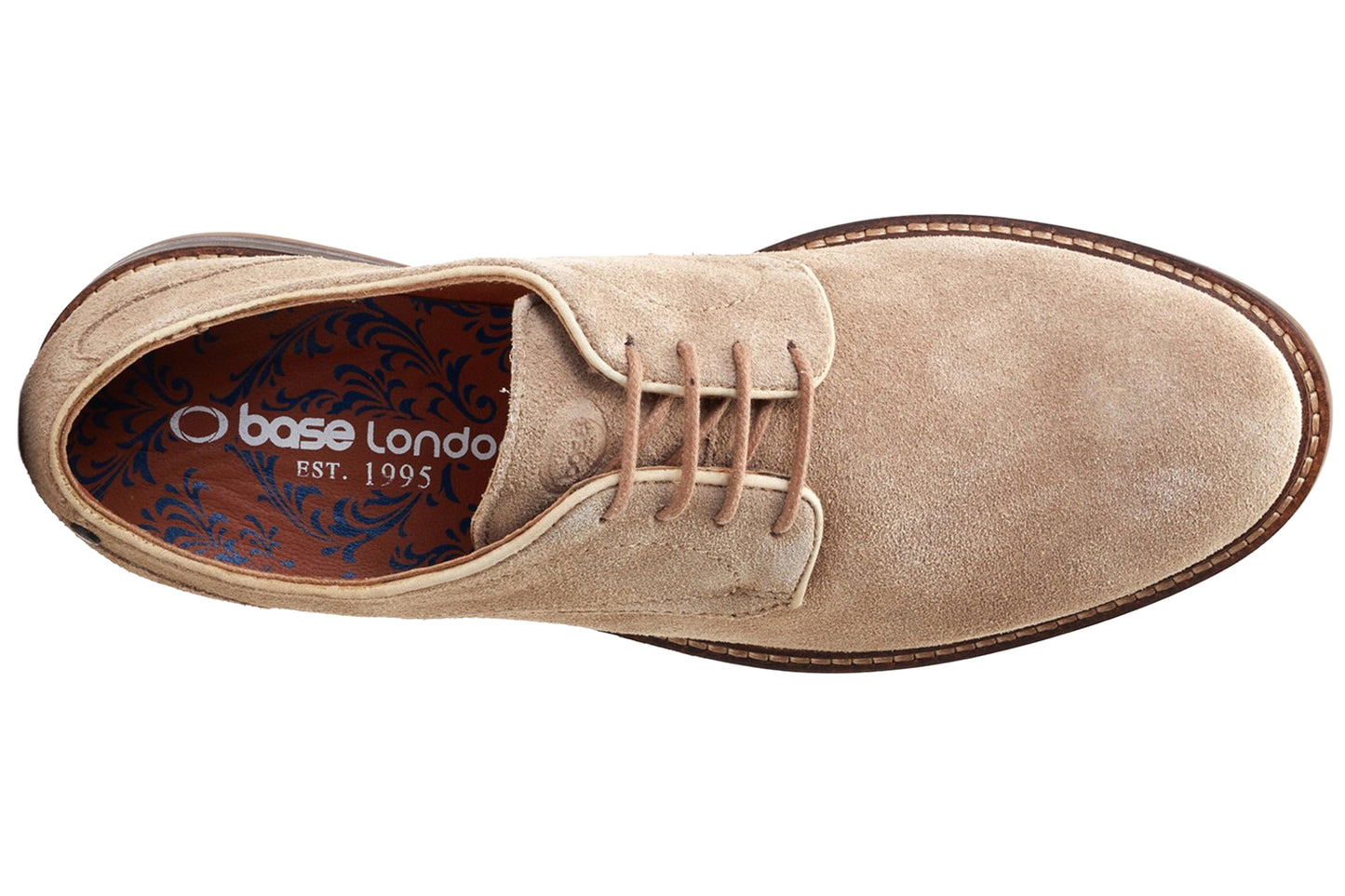 Base London Mawley Suede Sand Mens Shoes