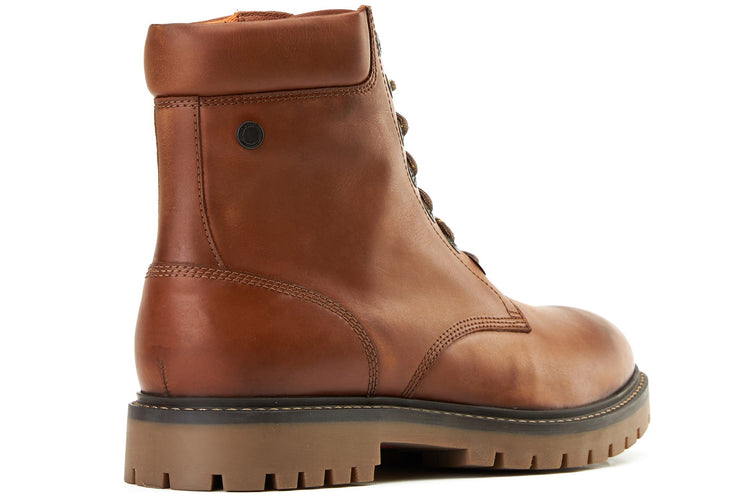 Base London Nickel Pull Up Tan Mens Boots