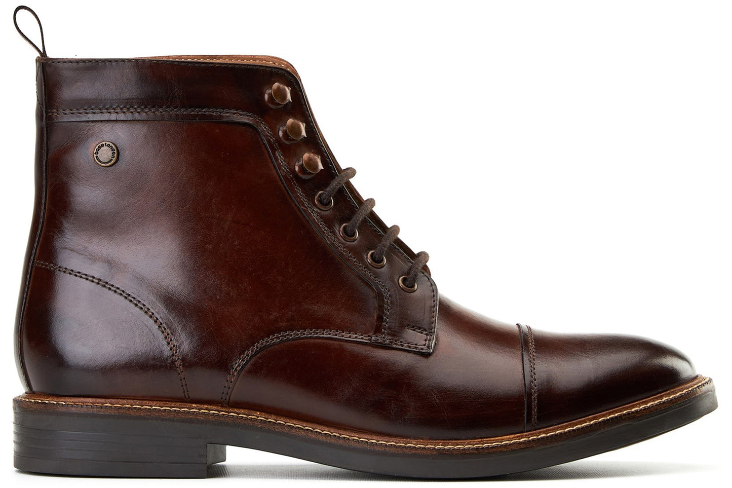 Base London Plymouth Brown Mens Boots