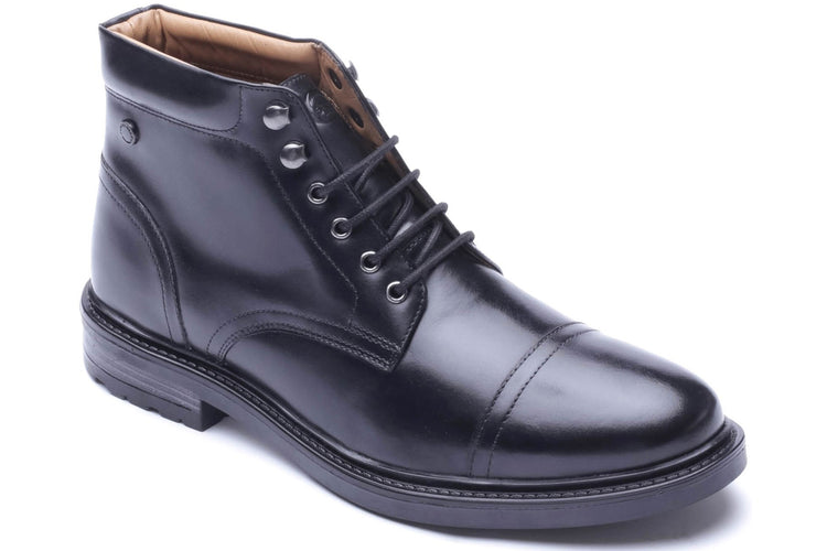 Base London Porter Black Mens Boots