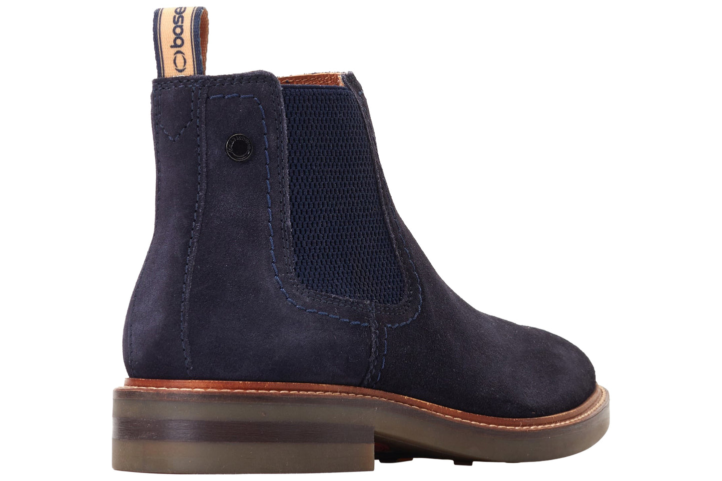 Base London Portland Suede Navy Mens