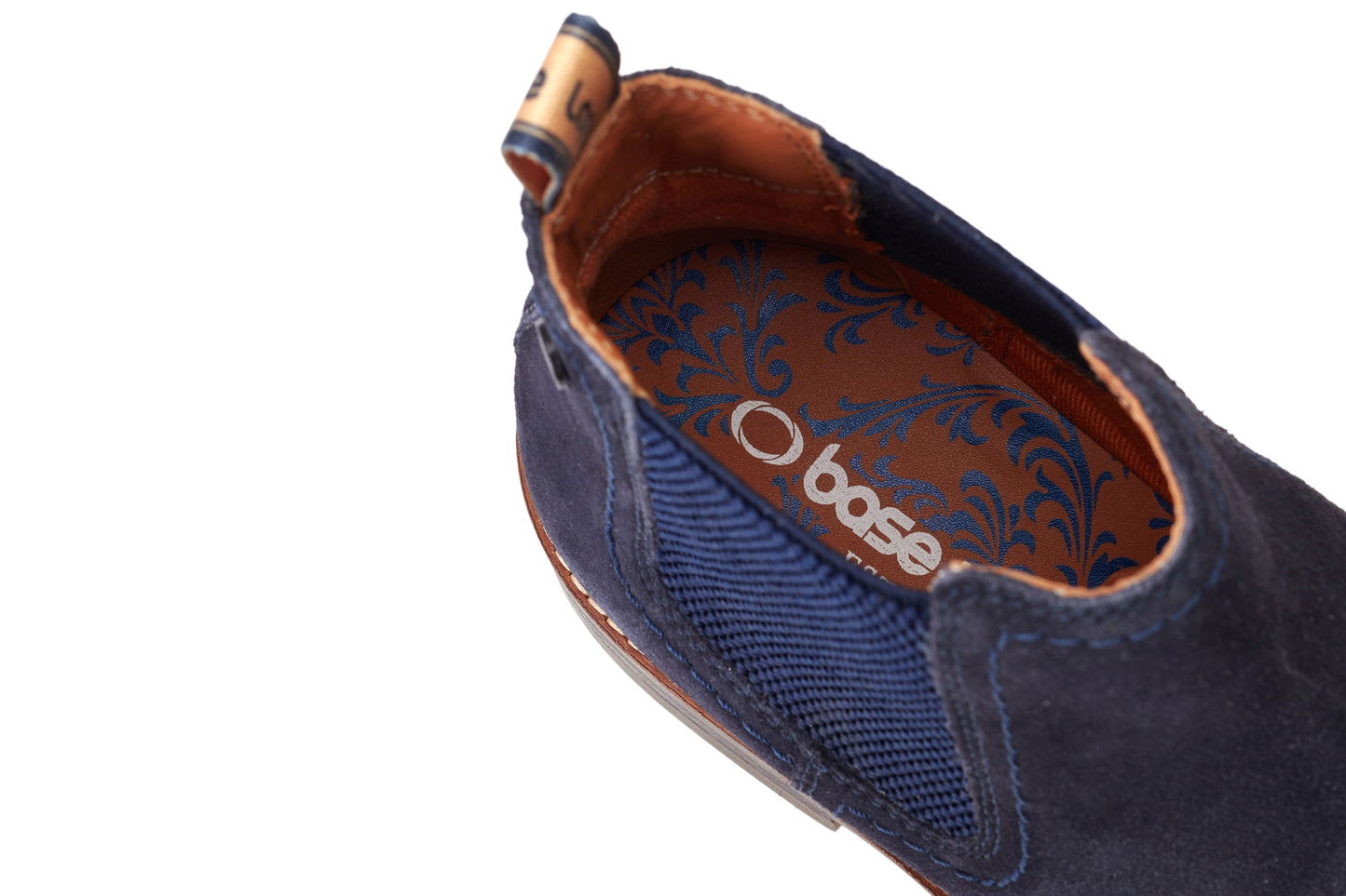 Base London Portland Suede Navy Mens