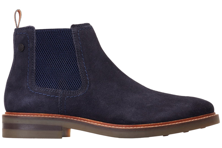 Base London Portland Suede Navy Mens