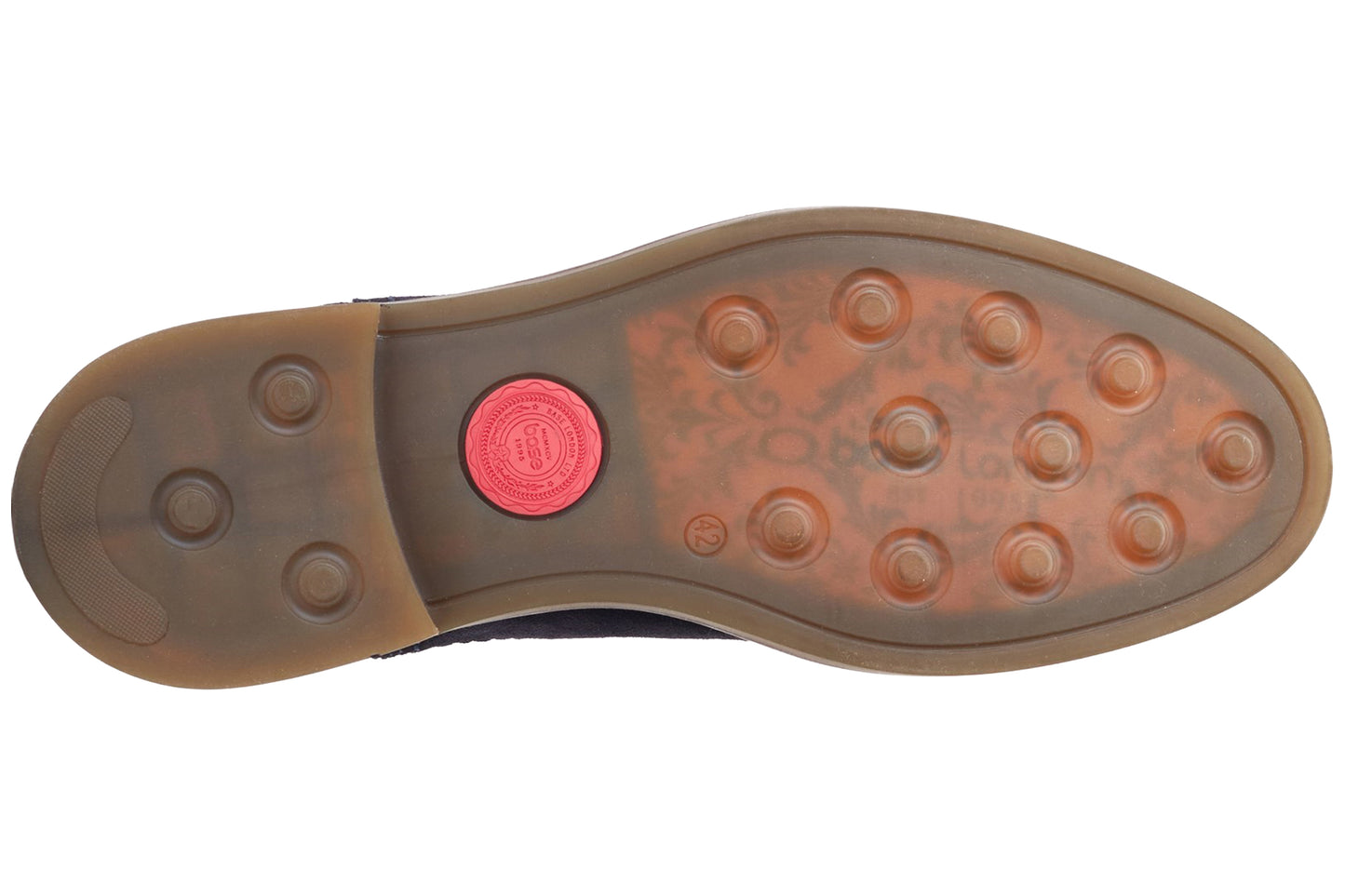 Base London Portland Suede Navy Mens