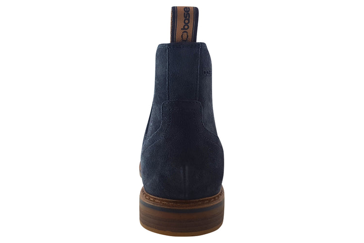 Base London Rampton Navy Mens Boots