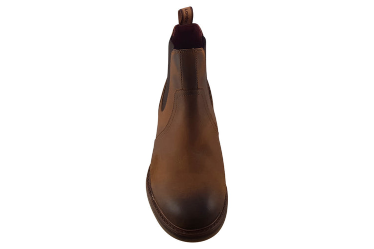 Base London Rampton Pull up Tan Mens Boots