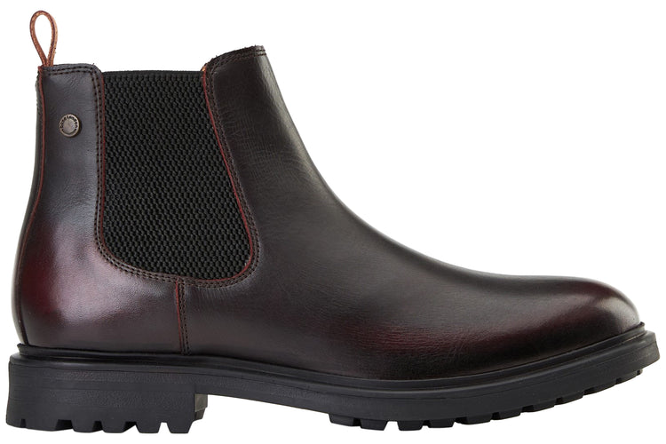 Base London Roebuck Rub Off Bordo Mens