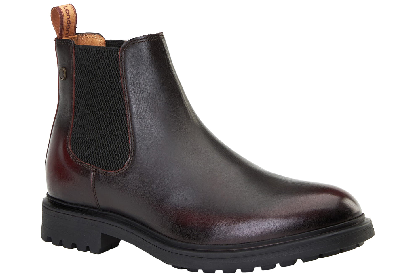 Base London Roebuck Rub Off Bordo Mens