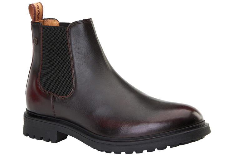 Base London Roebuck Rub Off Bordo Mens