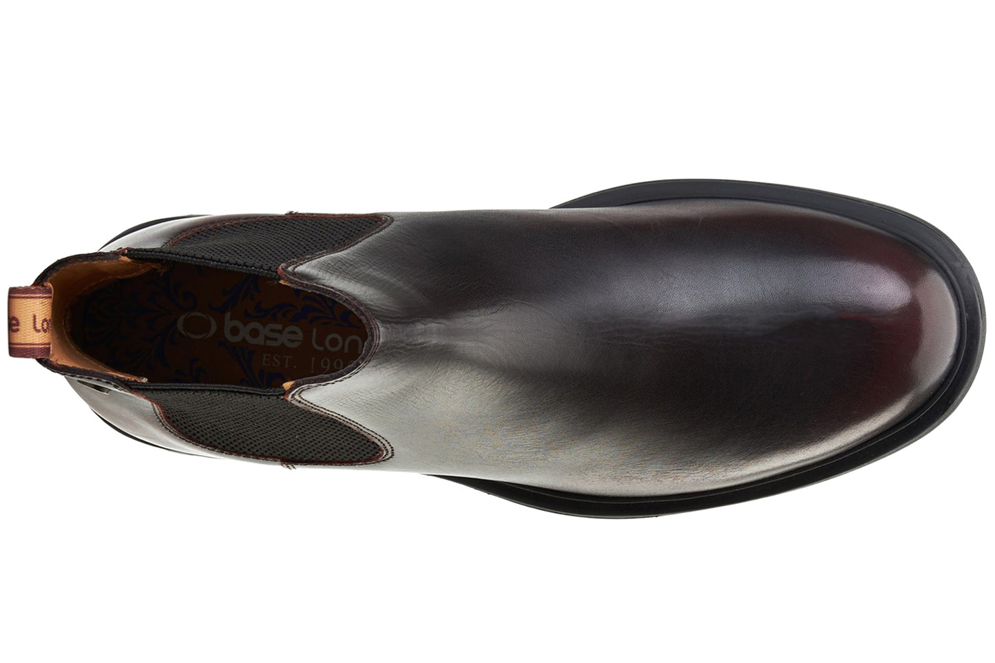 Base London Roebuck Rub Off Bordo Mens