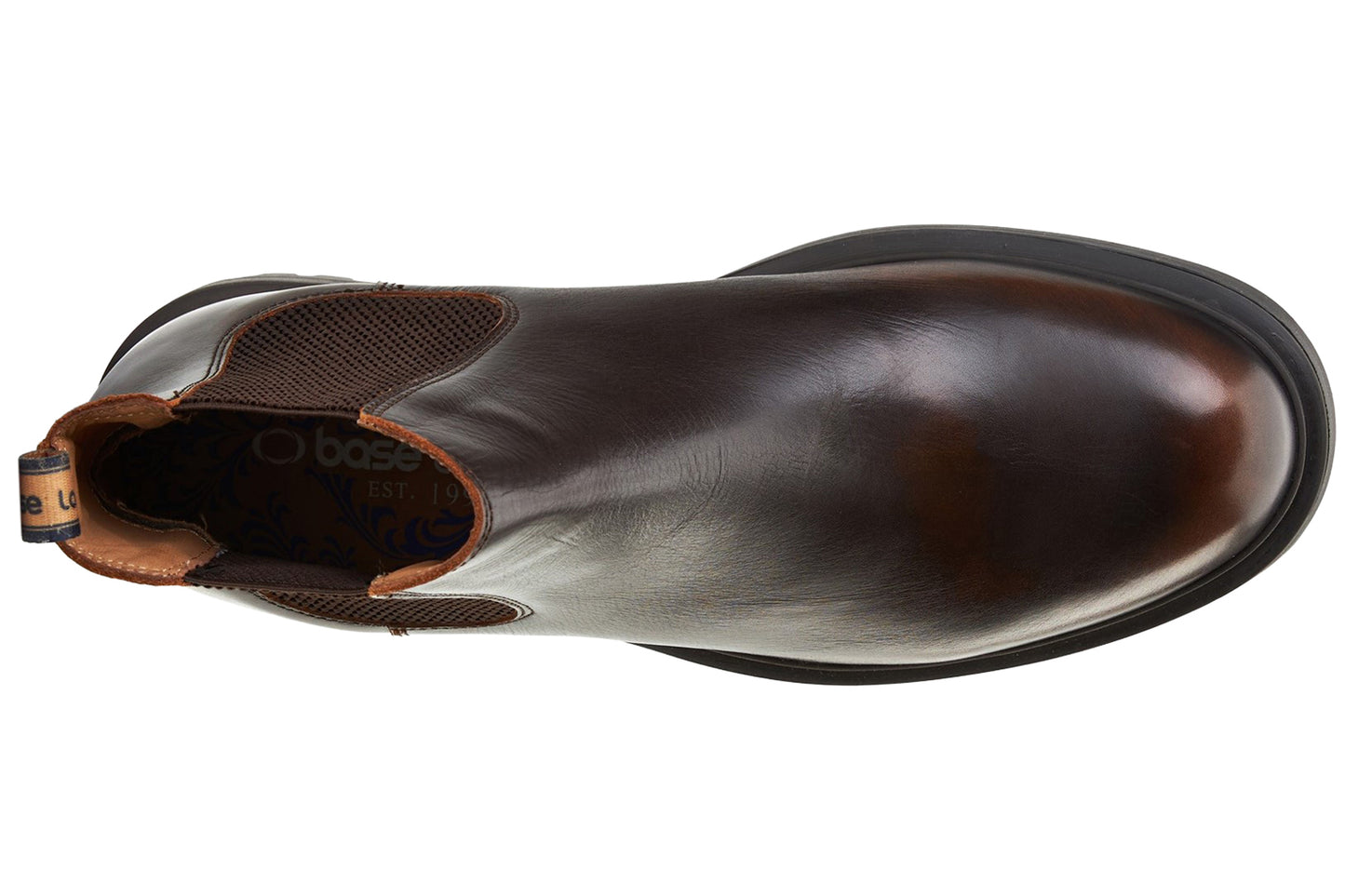 Base London Roebuck Rub Off Brown Mens