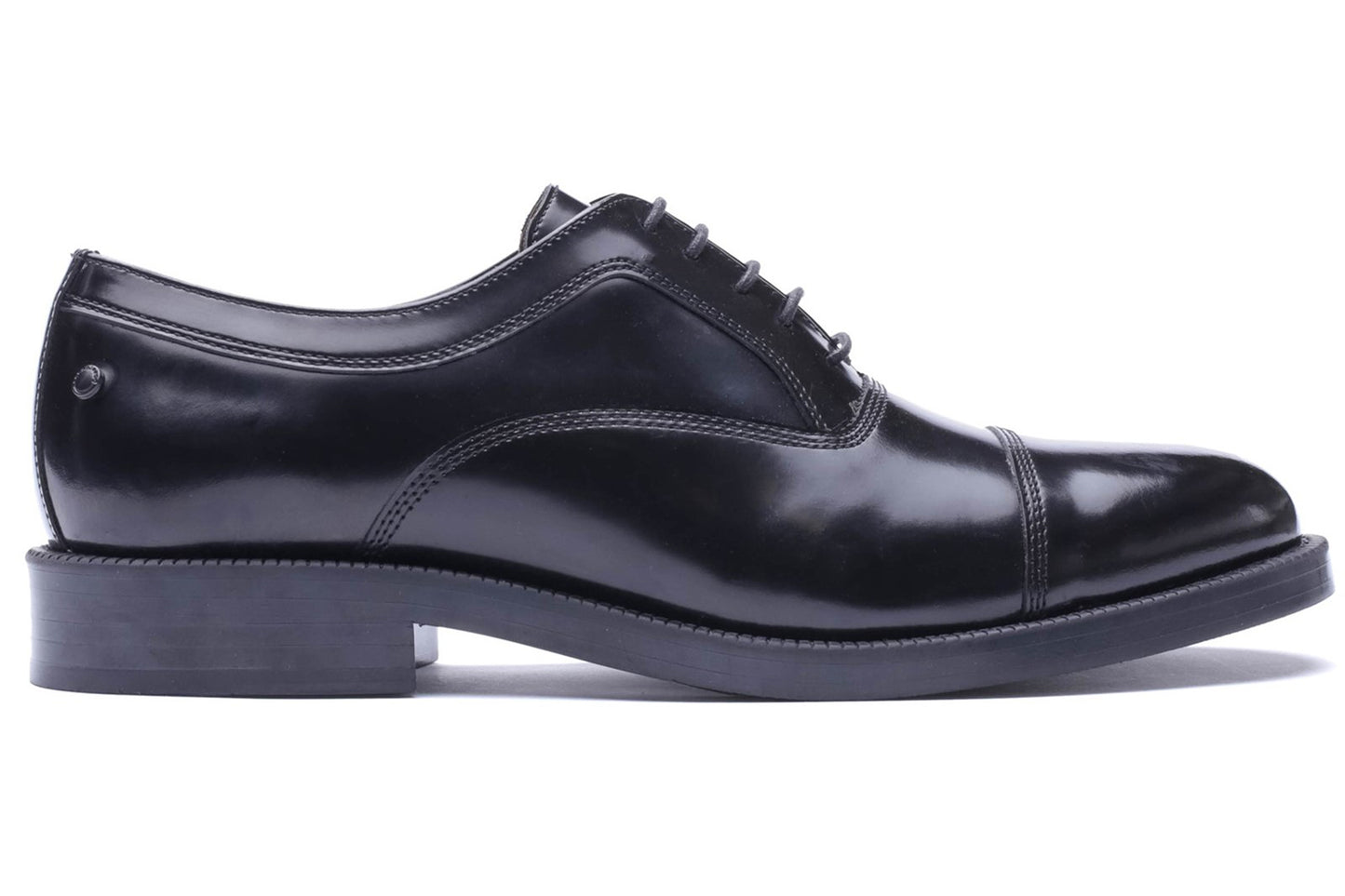 Base London Roma Hi Shine Black Mens Shoes