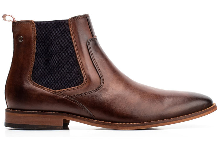 Base London Scout Burnt Brown Mens Boots