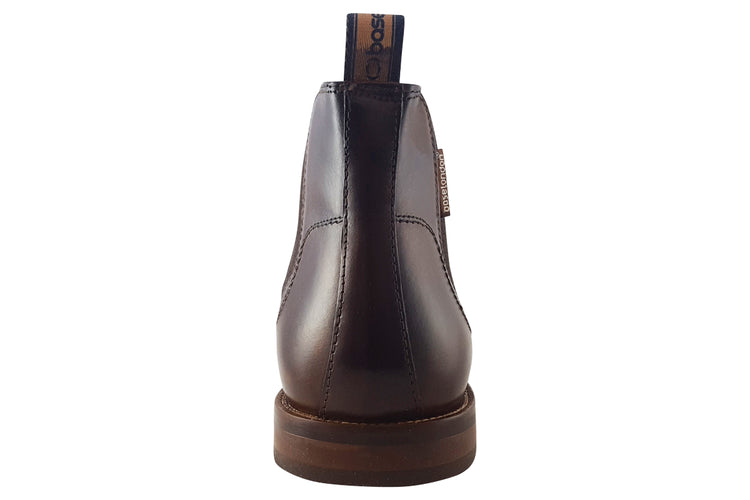 Base London Sikes Washed Brown Mens Boots