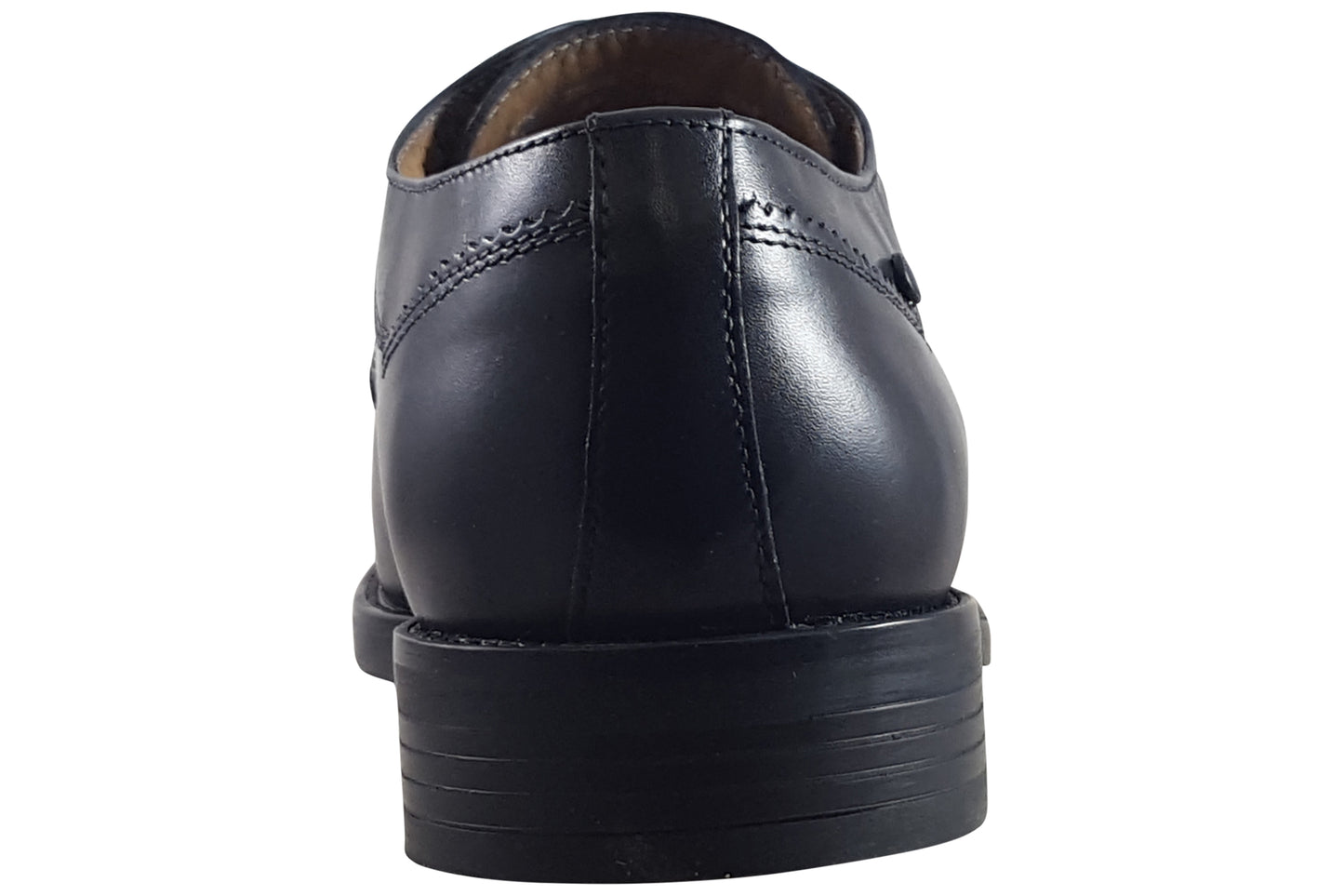 base london sleeve mens shoes waxy navy back
