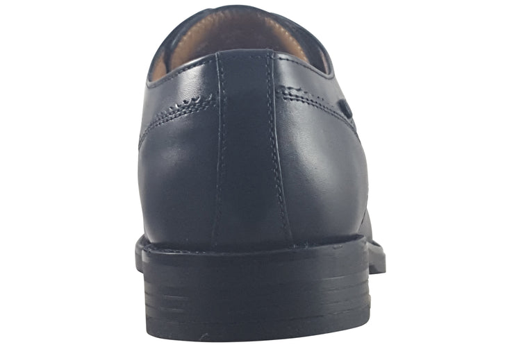 Base London Sleeve Waxy Black Mens Shoes