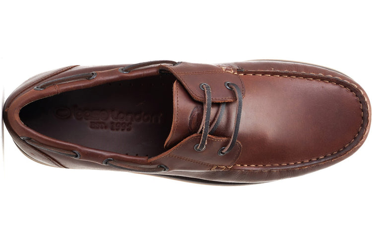 Base London Stern Burnt Brown Mens Shoes