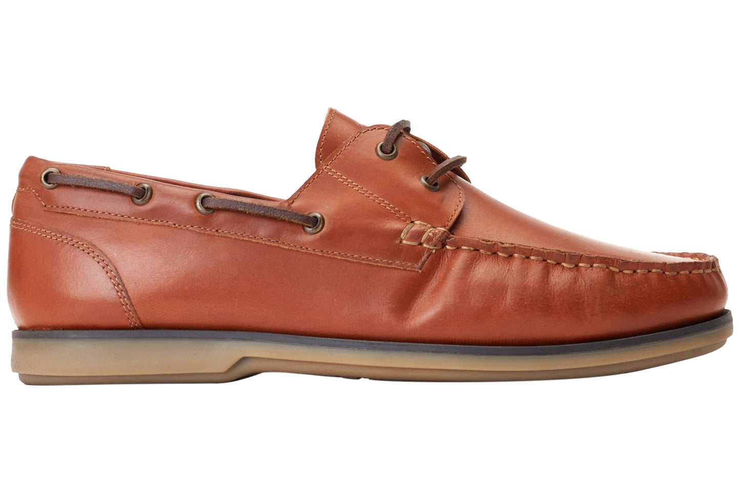 Base London Stern Oily Pull Up Tan Mens