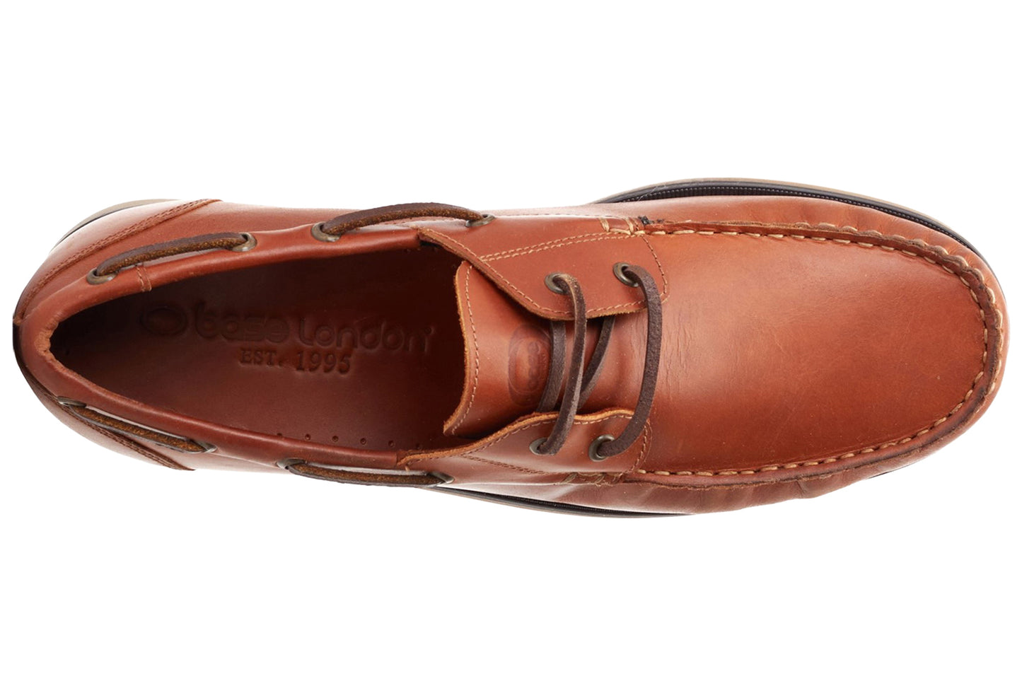 Base London Stern Oily Pull Up Tan Mens