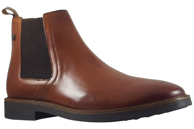 Base London Sussex Mens Boots Washed Tan