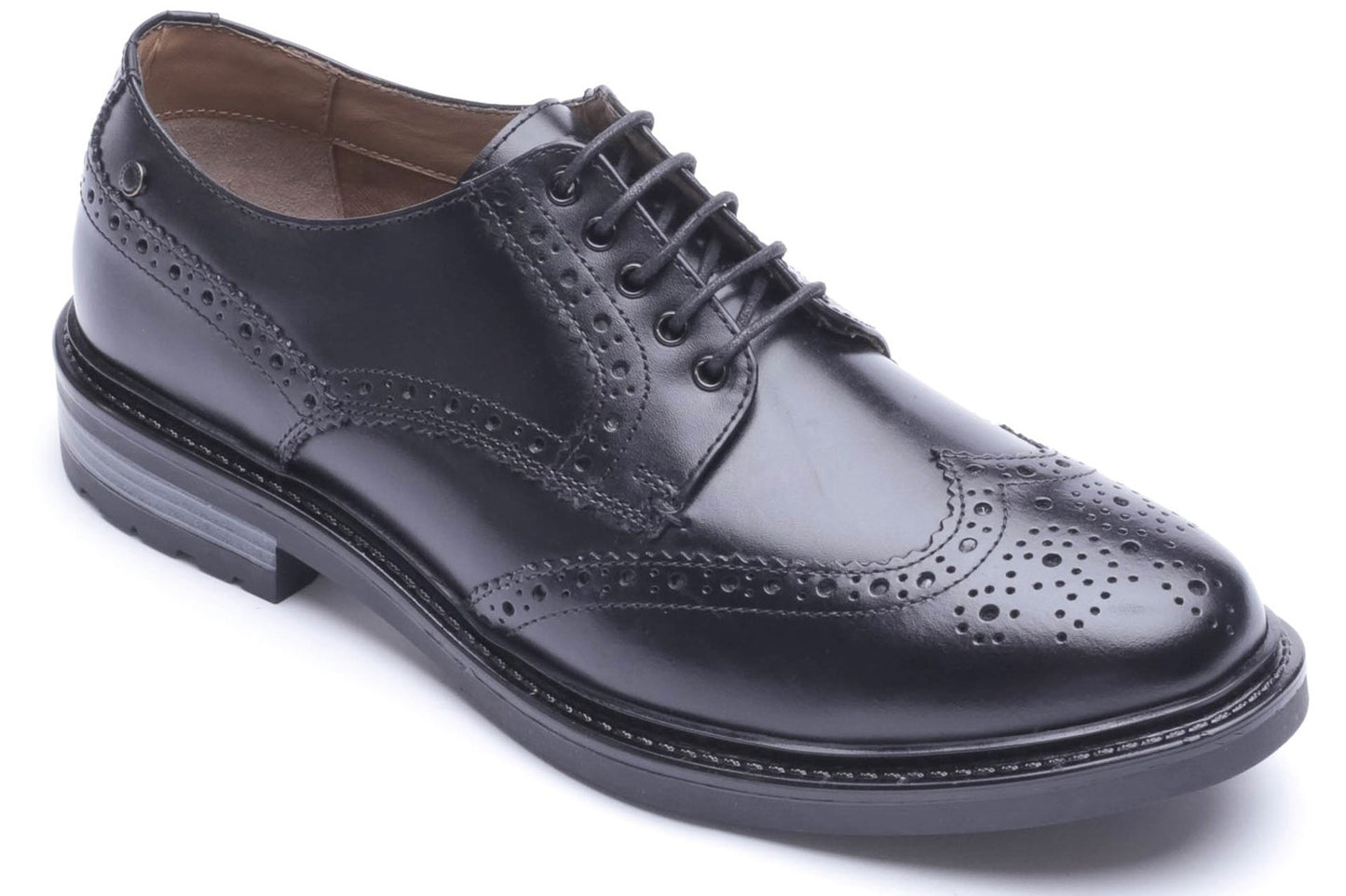 Base London Tanner Black Mens Shoes