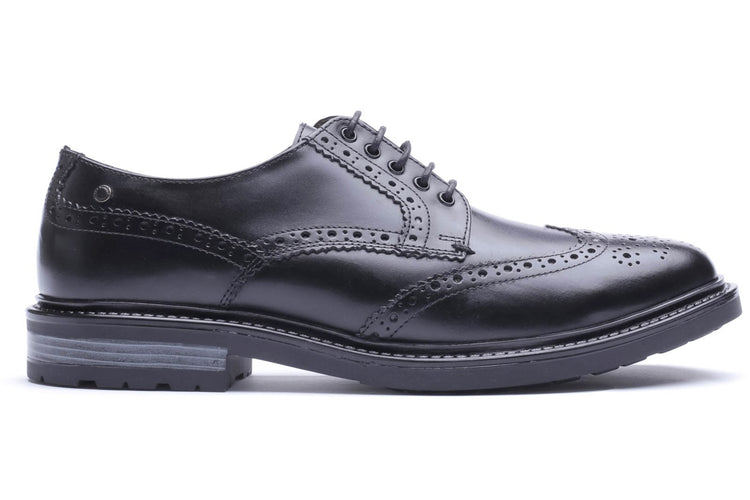 Base London Tanner Black Mens Shoes