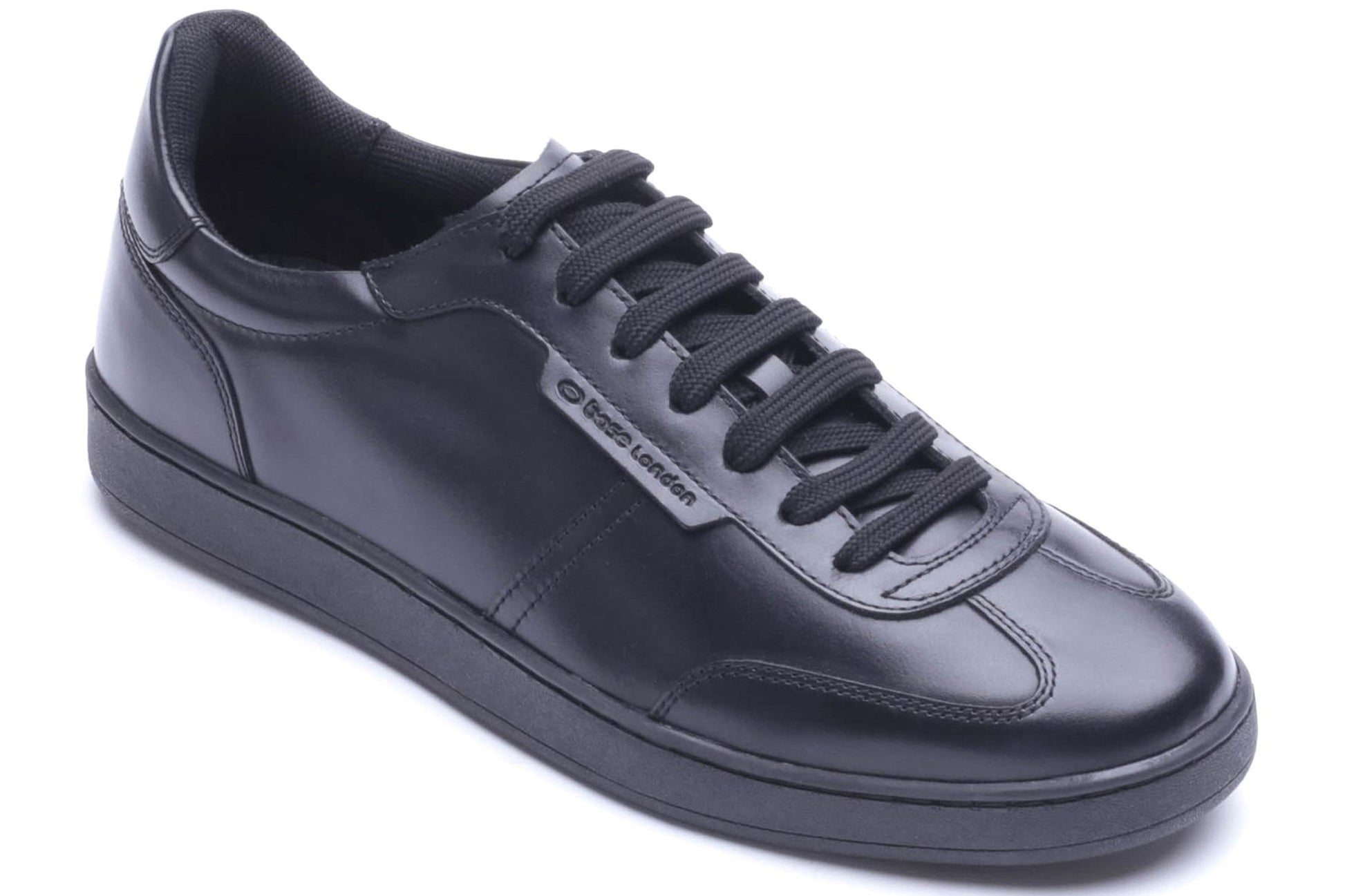 base-london-tucker-lace-up-trainer-black