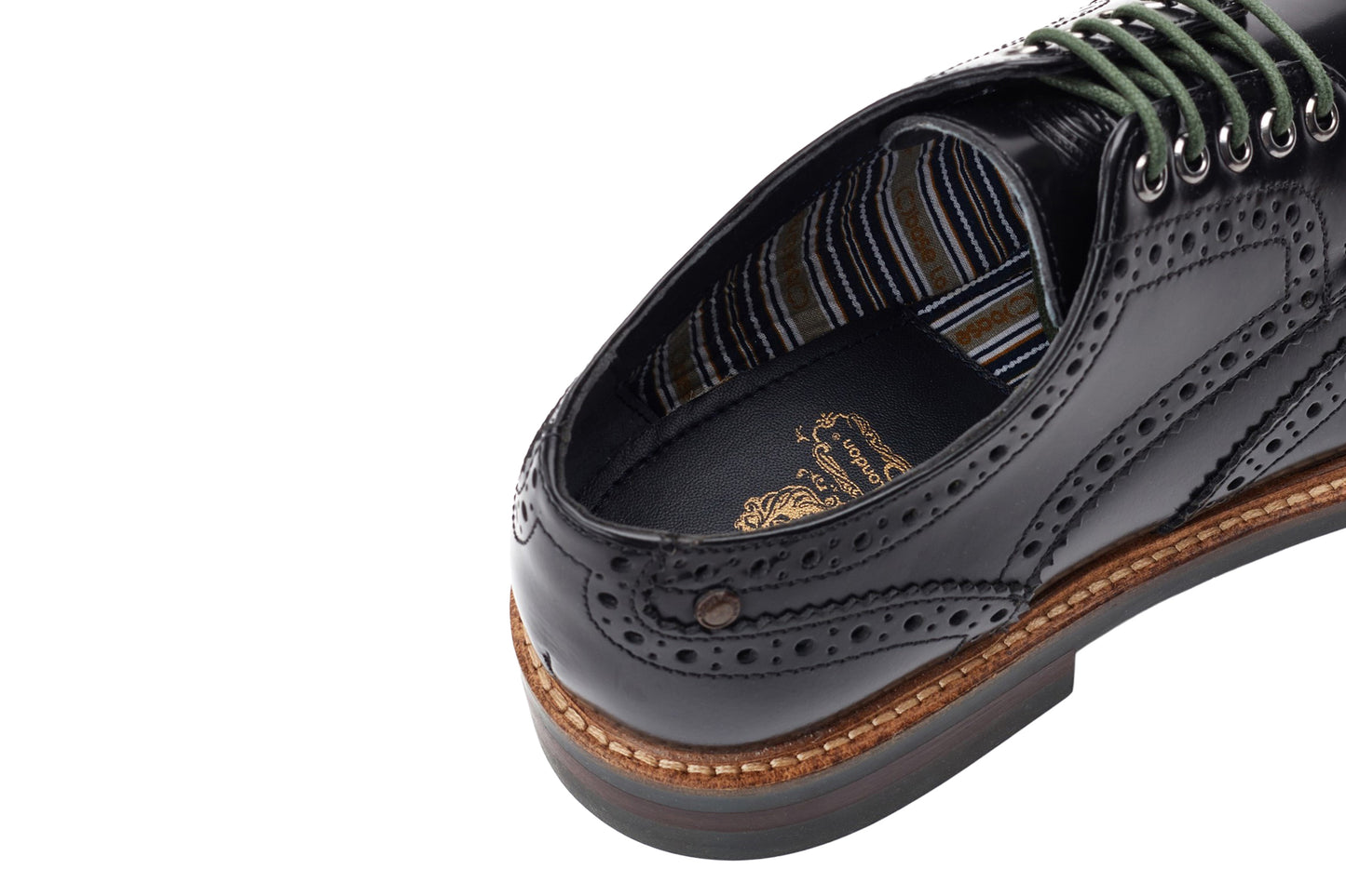 Base London Woburn Hi Shine Black Mens